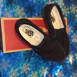 Black Slip-On Vans